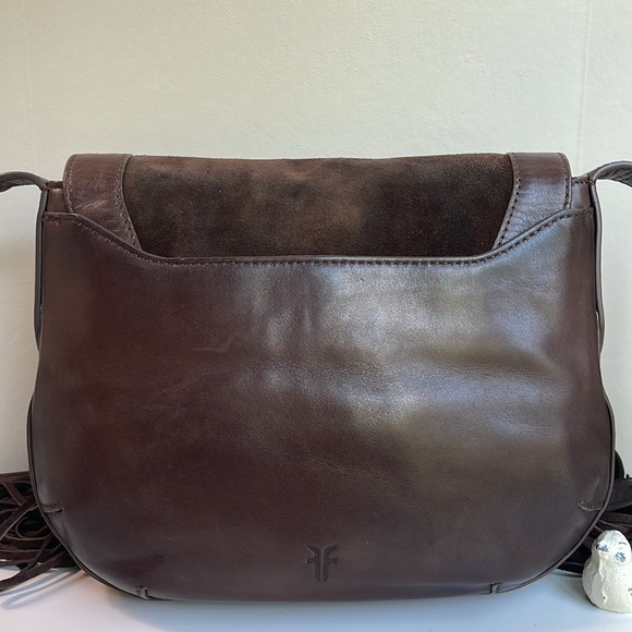 Frye Ray Fringe Saddle Bag - Picture 9 of 17